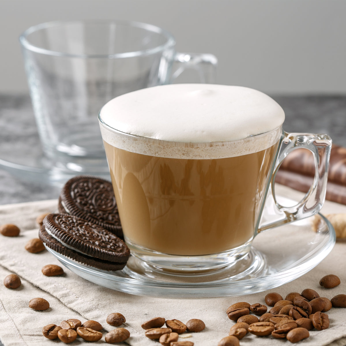 Glass Cappuccino Cup